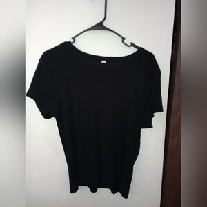 XL Pact Black Ribbed Shirt